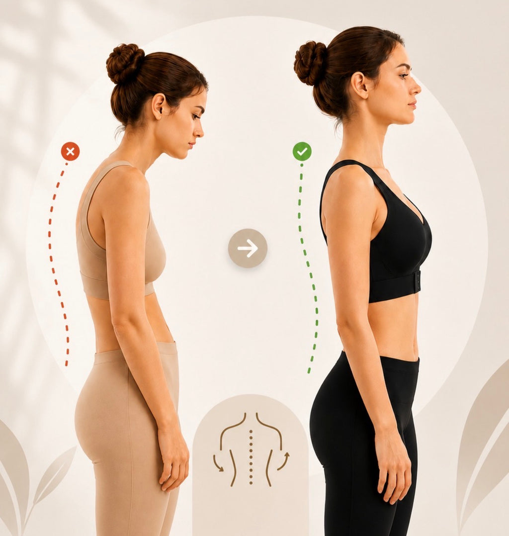 Posture-correcting Adjustable Front-closure Bra